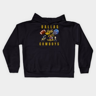 Dallas cowboys cute graphic design Kids Hoodie